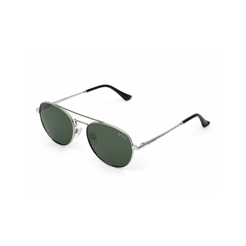 1.1 Tac Polarized Sunglasses Green Silver Frame Green Gradient Mirror Lens 54mm  - LCM10500C2
