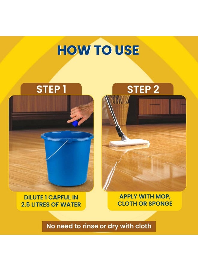 Pledge Expert Care Wood Floor Cleaner| Gently cleans and shines (475ml, Lemon Fresh) - Image 5