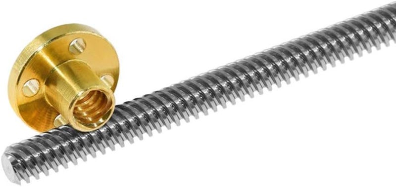 قضيب ملولب للمحرك السائر 20x0 8 سم لتطبيقات الطابعة ثلاثية الأبعاد السلسة - Image 1