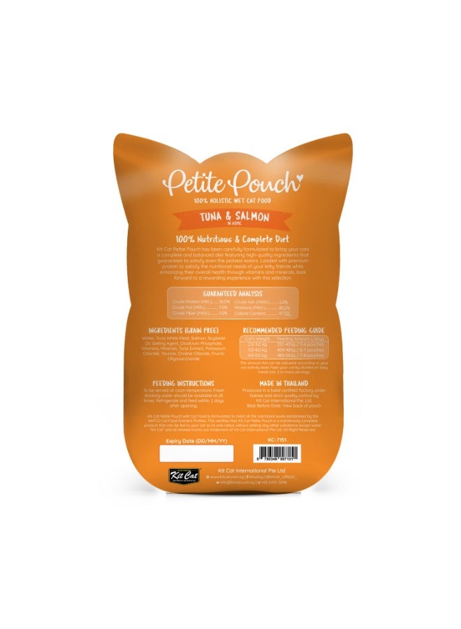 كيت كات مجموعة كيت كات من 24 كيسًا صغيرًا من التونة والسلمون 24 × 70 جرامًا - Image 2