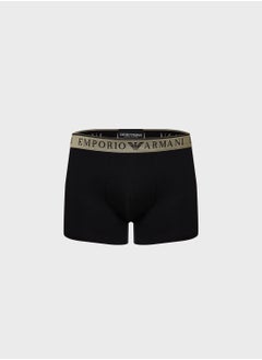 EMPORIO ARMANI 2 Pack Logo Band Boxers  - Image 3