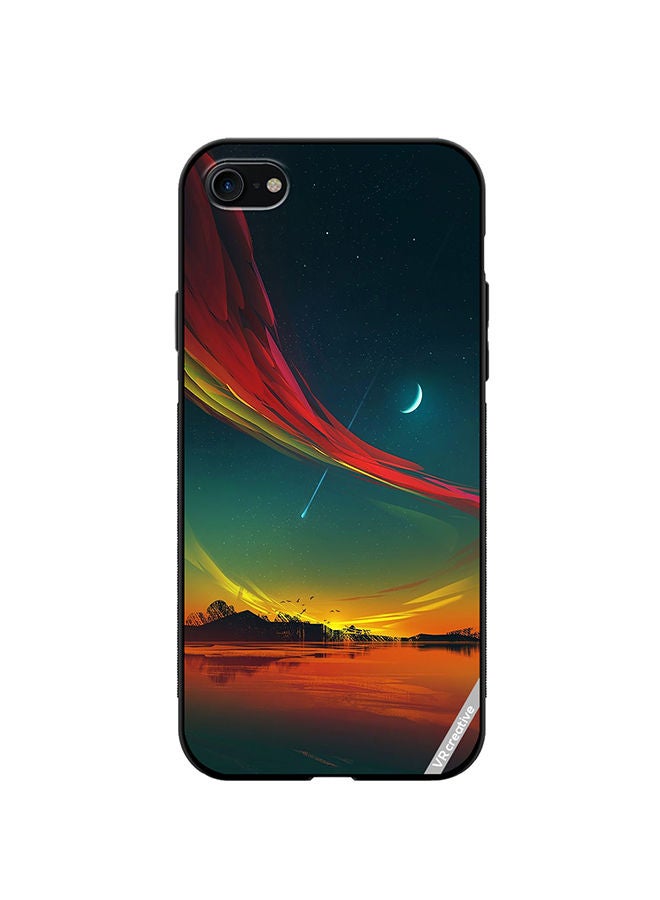 VR CREATIVE Protective Case Cover For Apple iPhone 7/8/SE 2020 The Moon And The Stars Design Multicolour - Image 1