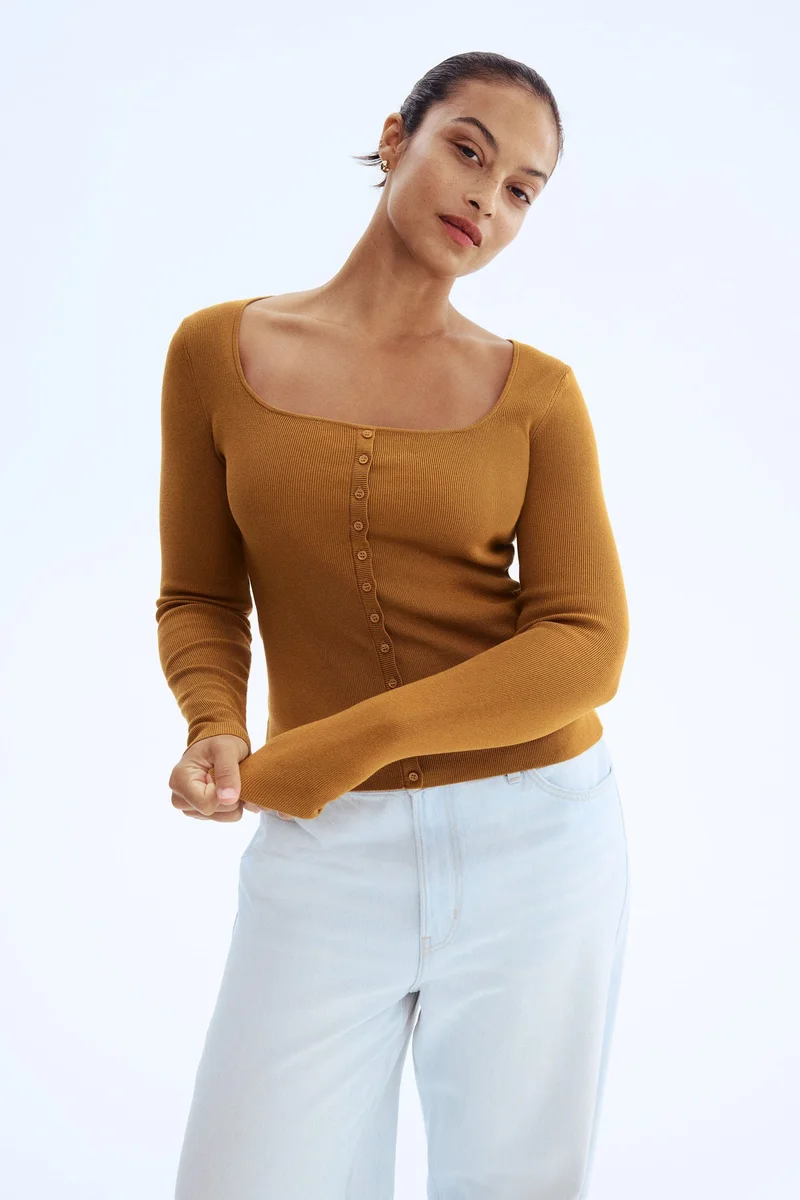H&M Square-neck top