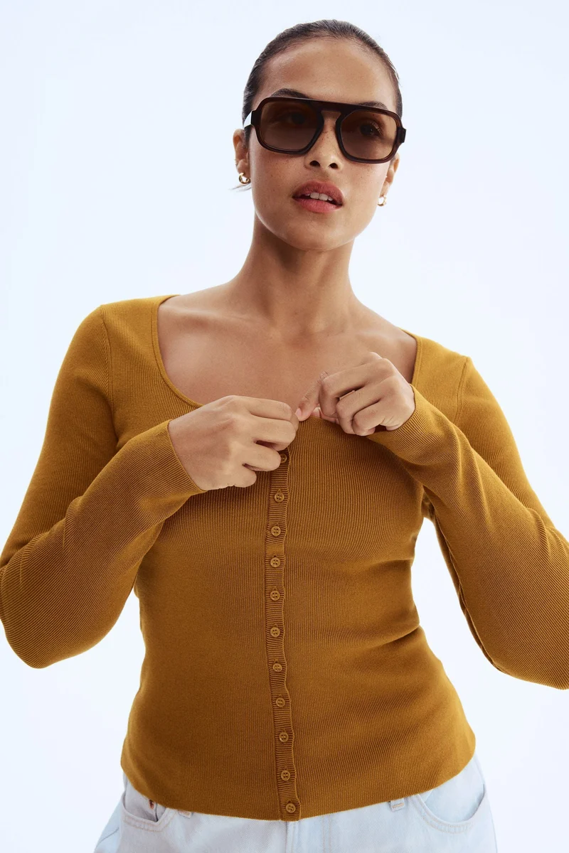 H&M Square-neck top