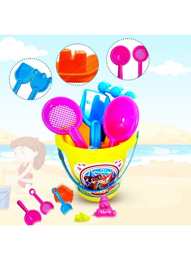 فنبلاست ألعاب فن بلاست البلاستيكية لقلعة الشاطئ وأدوات المياه ولعبة الرمل - ألعاب شاطئ للأطفال، ألعاب رمل للأطفال - متعددة الألوان - Image 4