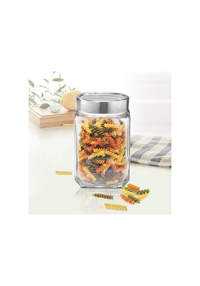 Treo by Milton 1200 ml Cube Glass Jar - Image 4
