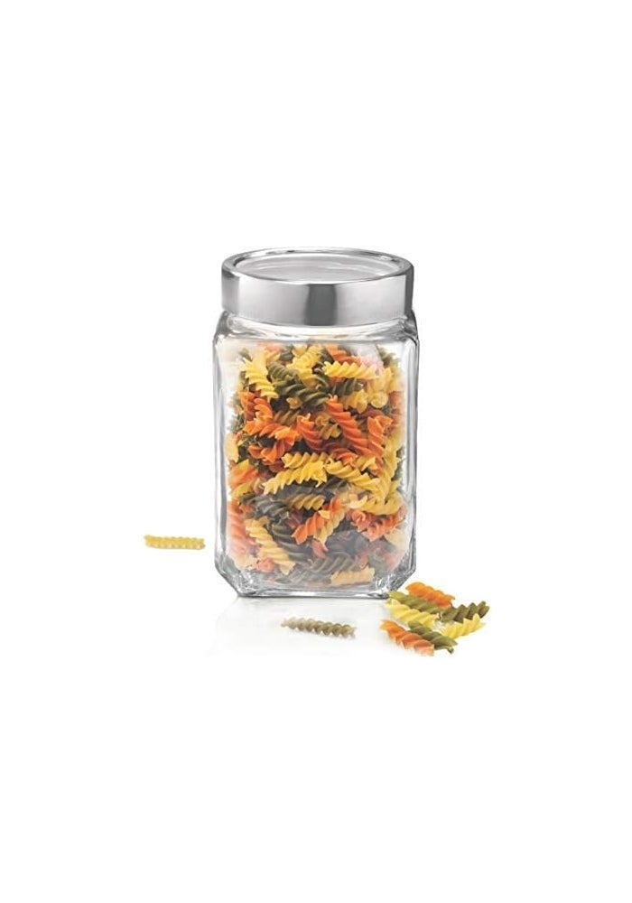Treo by Milton 1200 ml Cube Glass Jar - Image 1