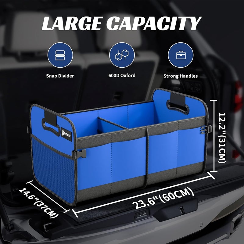 Sposuit Collapsible Trunk Organizer with 11 Pockets - Image 2