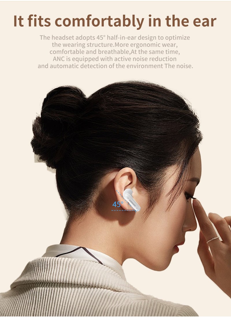 ZIPFORCE - ZIPFORCE True Wireless Earbuds, In-Ear Bluetooth 5.3 Headphones 4-Mics ENC Clear Call, Bluetooth Earbuds Touch Control 40 Playtime, IPX6 Waterproof TWS, Light-Weight Earphones - Image 1