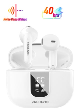 ZIPFORCE True Wireless Earbuds, In-Ear Bluetooth 5.3 Headphones 4-Mics ENC Clear Call, Bluetooth Earbuds Touch Control 40 Playtime, IPX6 Waterproof TWS, Light-Weight Earphones - pzsku/Z883FA0680C1A450FA644Z/45/1746218953/1d2621f3-5de3-4807-bb5e-9ee3fed4ecce