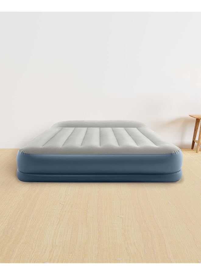 INTEX Pillow Rest Mid Rise Airbed with Fiber Tech RP Queen - Image 5