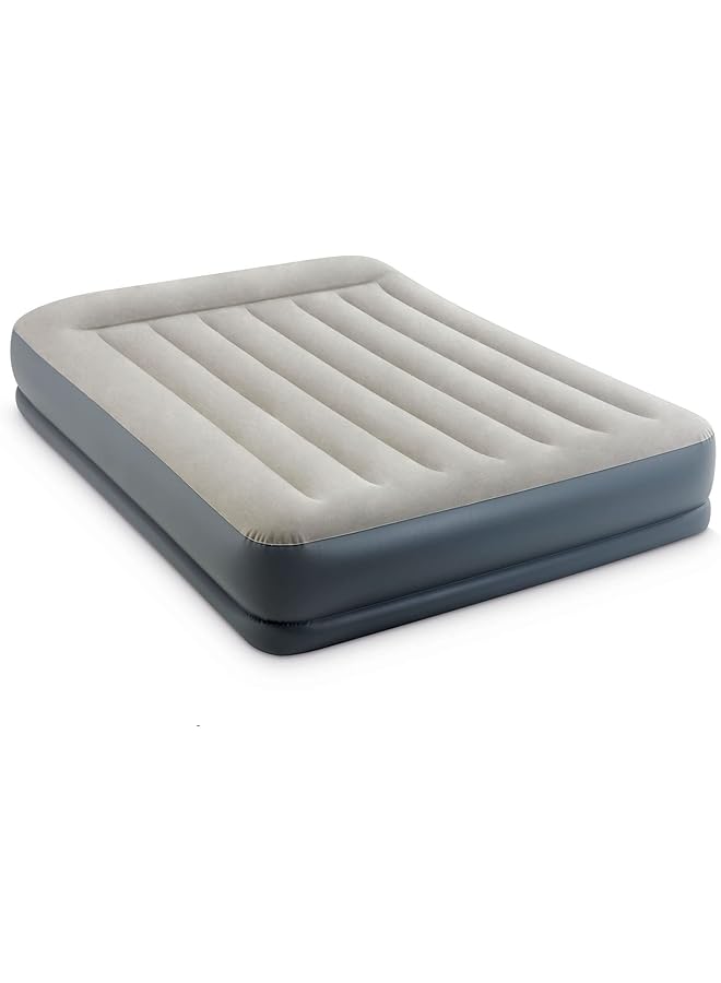 INTEX Pillow Rest Mid Rise Airbed with Fiber Tech RP Queen - Image 1