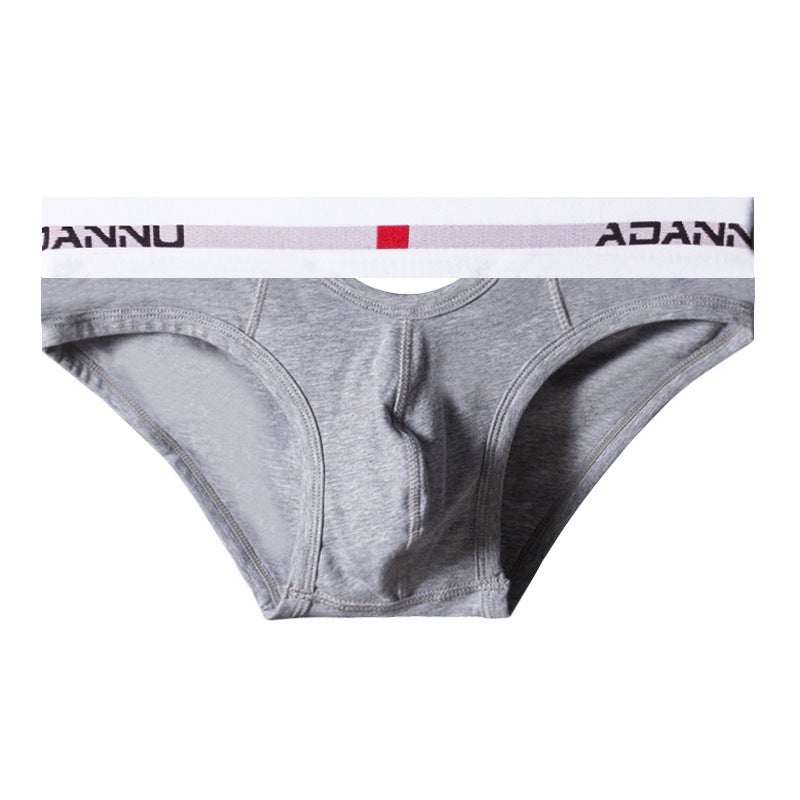 ADANNU Men's Sexy Low-Waist Briefs with Front and Back Openings, Breathable Comfort - Image 1