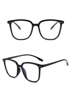 Urban Utility Blue Light Blocking Optical Eyeglasses - Stylish Oversized Square Frames, Clear Lens, Polarized. Top-rated Bluelight Protection for Reading, Work, & Screen Time. Vintage-Inspired, Lightweight Design.  - Image 1