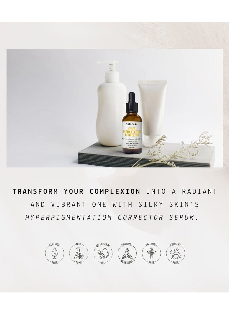 Hyperpigmentation Corrector Serum For Uneven Skin Tone and Dark Spots With Vitamin C and Alpha Arbutin 30 g