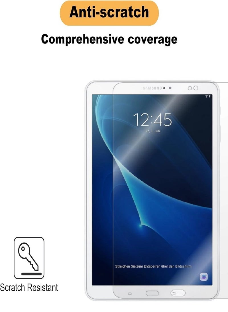 Tempered Glass Screen Protector Clear Designed For Samsung Galaxy Tab A 10.1 (2016) Full Screen Coverage And Bubble Free - Image 3
