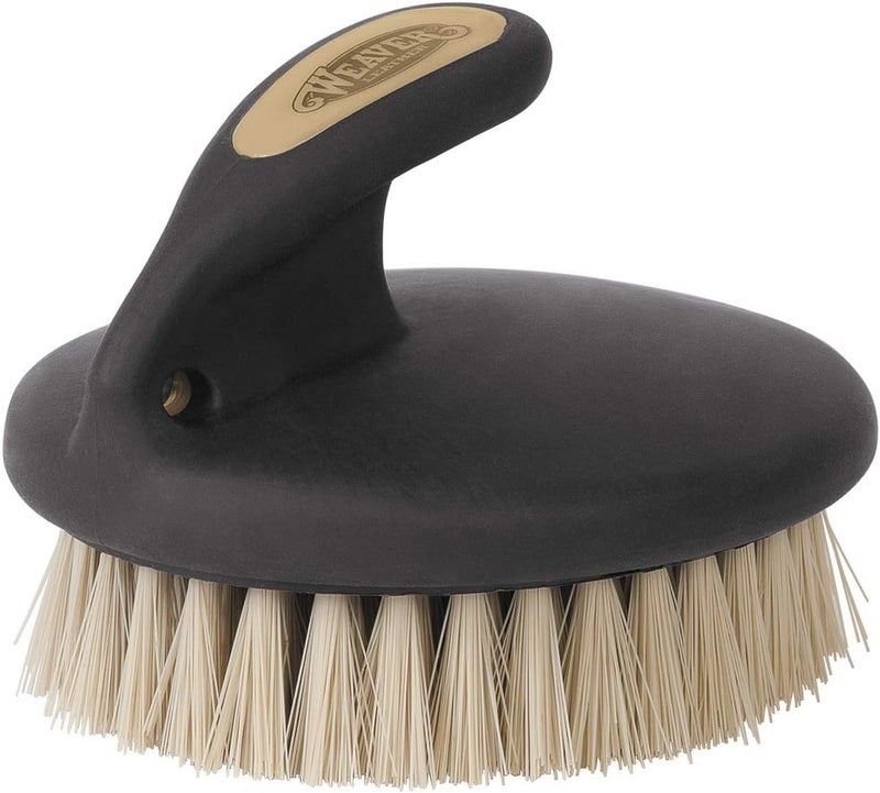 Weaver Leather Palm Held Face Brush with Soft Bristles