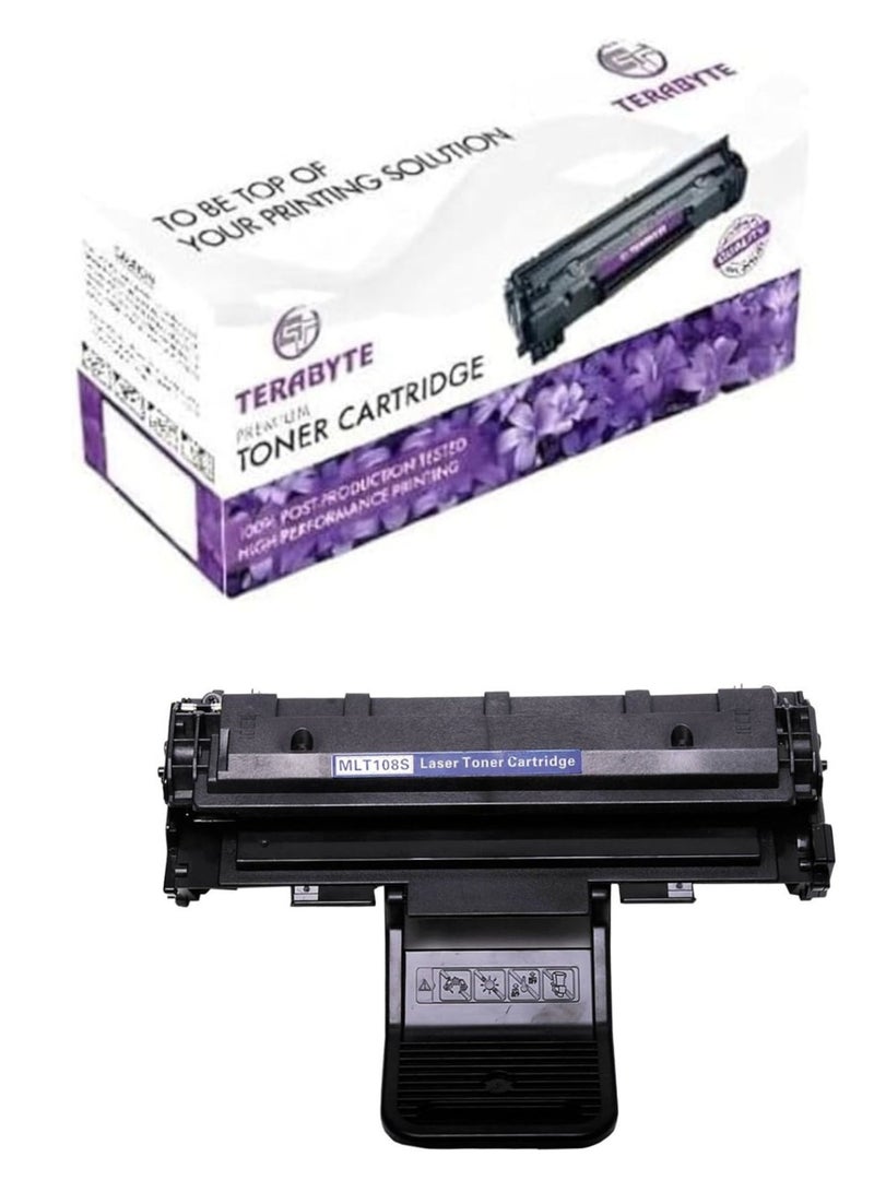 Terabyte MLT-108S black toner cartridge compatible for Samsung ML-1640,ML-1640XSA ,ML-1641,ML-1645,ML-1910, ML-1915, ML-2240. - Image 1