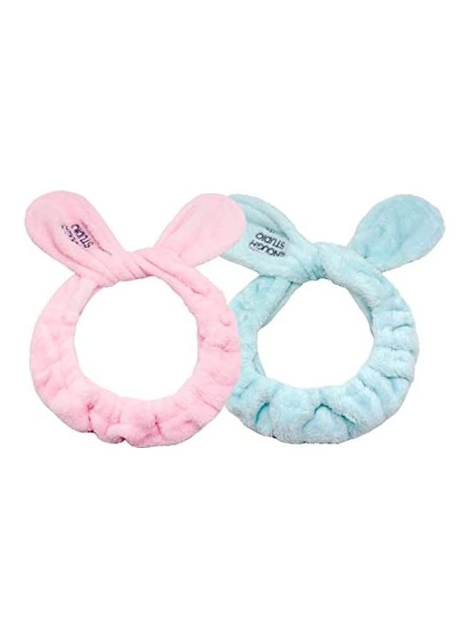 NIBEMINENT 2 Pieces Cute Rabbit Ear Multicolour 8inch