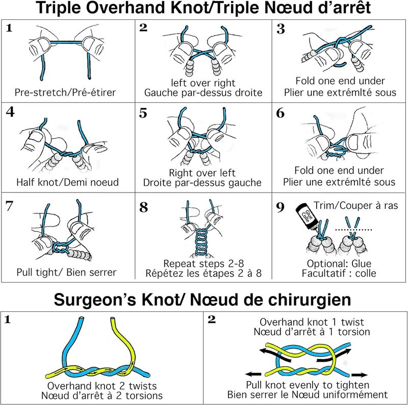 Stretch Magic Elastic Beading Cord â€“ Clear Color, 1.8mm in Diameter, 25-Meter (82 ft) - Easy to Knot, Strong & Stretchy String for Making Beaded Jewelry - Image 4
