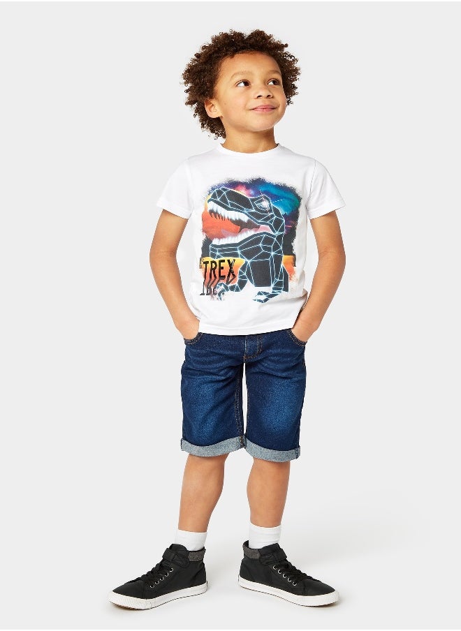 mothercare Denim Shorts  - Image 4