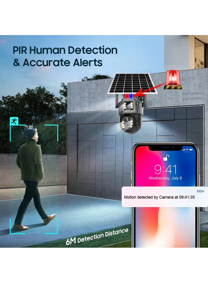 AROAQ 4G Dual Lens V380pro Cloud Billiard Machine Wifi Camera camera solar network camera  - Image 5