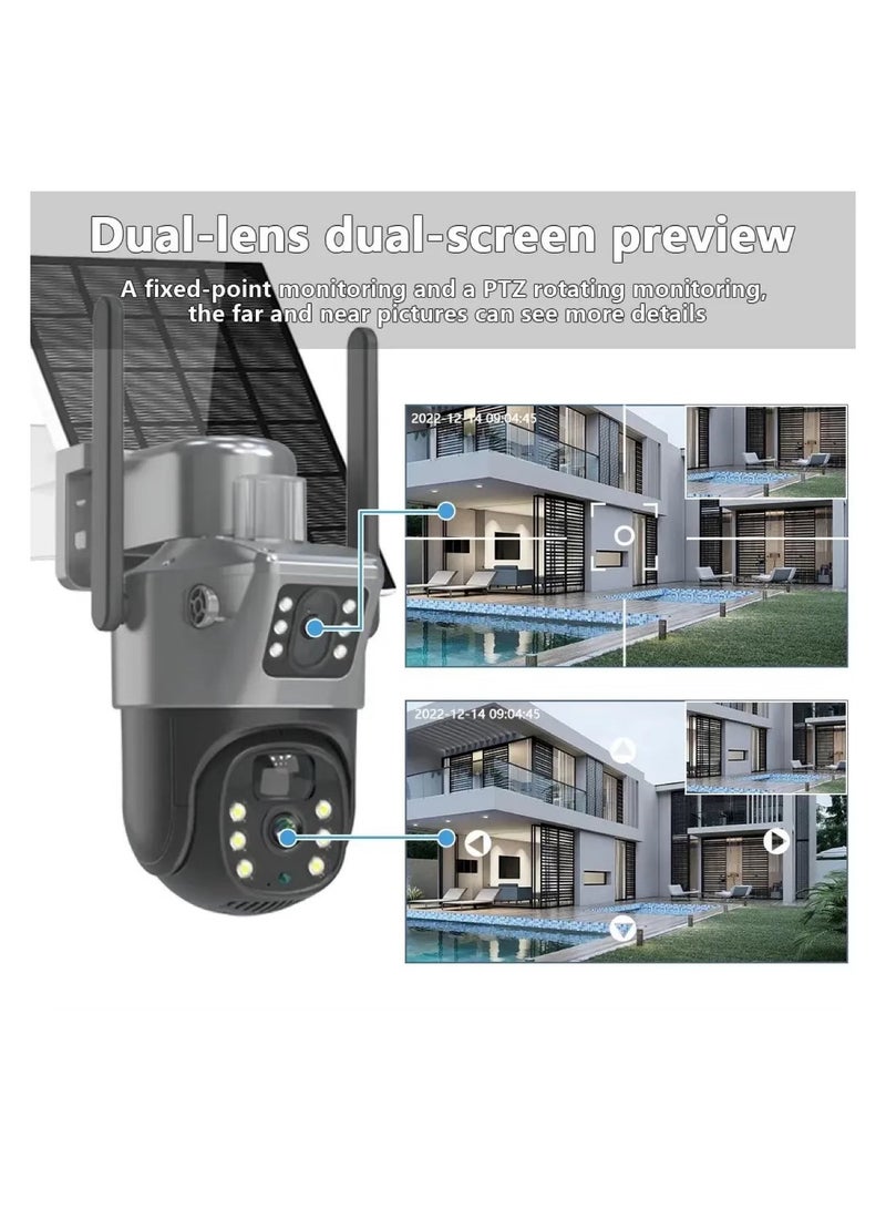 AROAQ 4G Dual Lens V380pro Cloud Billiard Machine Wifi Camera camera solar network camera  - Image 1