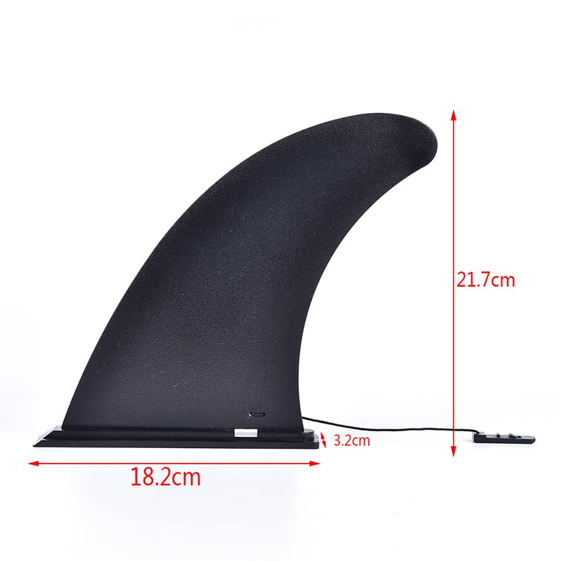 bohally Big SUP Single Fin and Small Side fin Detachable Fin for Longboard, Inflatable Stand up Paddle Board Replacement Quick Fin. - Image 2