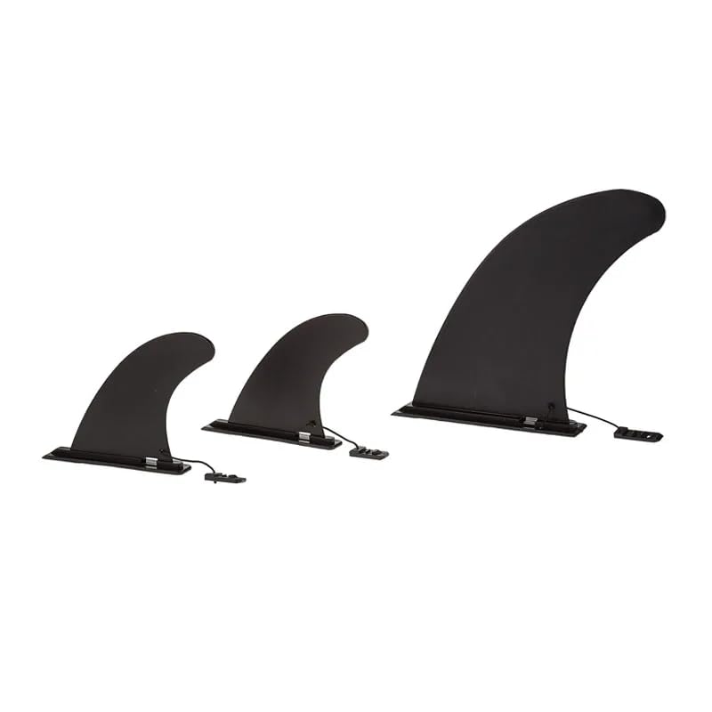 bohally Big SUP Single Fin and Small Side fin Detachable Fin for Longboard, Inflatable Stand up Paddle Board Replacement Quick Fin. - Image 1