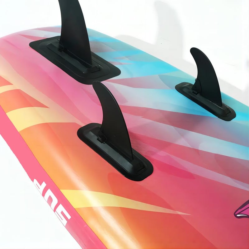 bohally Big SUP Single Fin and Small Side fin Detachable Fin for Longboard, Inflatable Stand up Paddle Board Replacement Quick Fin. - Image 3