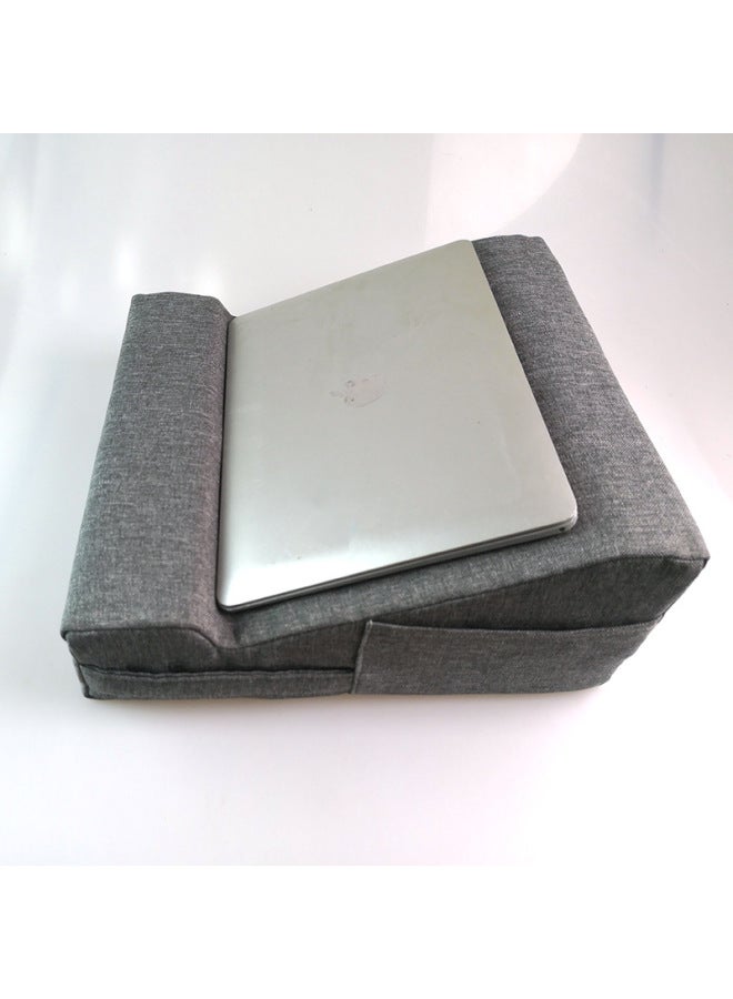 Pad008-01 [hand Pillow Model] Laptop Pad Tablet Hand Guard Reading Bracket Cushion Use Pillow-Color:Medium Gray-Applicable Size:Full-size Tablet Painting Digital Board, Digital Screen Laptop - Image 1
