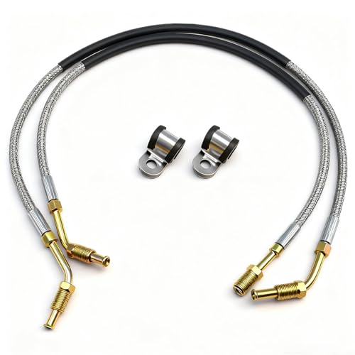 BSNOVT Front Brake Hose Line LeftRight For Polaris Sportsman Xplorer Big Boss Diesel Magnum Trail Blazer Trail Boss Scrambler Sport Xpedition Worker 500 400 250 300 325 350 425 335 4551930752 1930753 - Image 1