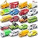 JOYIN 20PCS Die Cast Pull Back Cars Metal Toy Cars Car Toys Bulk Vehicle Set for Toddlers Kids Party Favors Cake Toppers Stocking Stuffers Race Cars Toys for Boys Easter Basket - Image 4