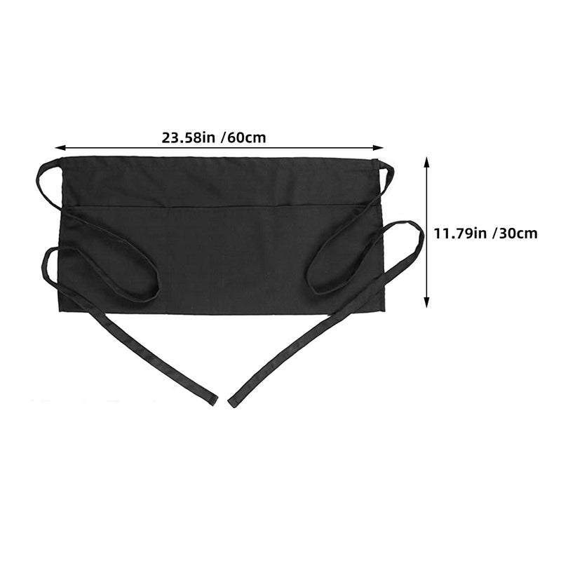 Server Waist Apron Made from Durable Polyester for Busy Restaurant Environments - Image 2