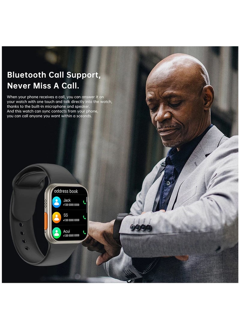 N8 New Smart Watch Ultra Series 8 Nfc Bluetooth Call Smartwatch Temperature Measuring Health Monitoring Men Women