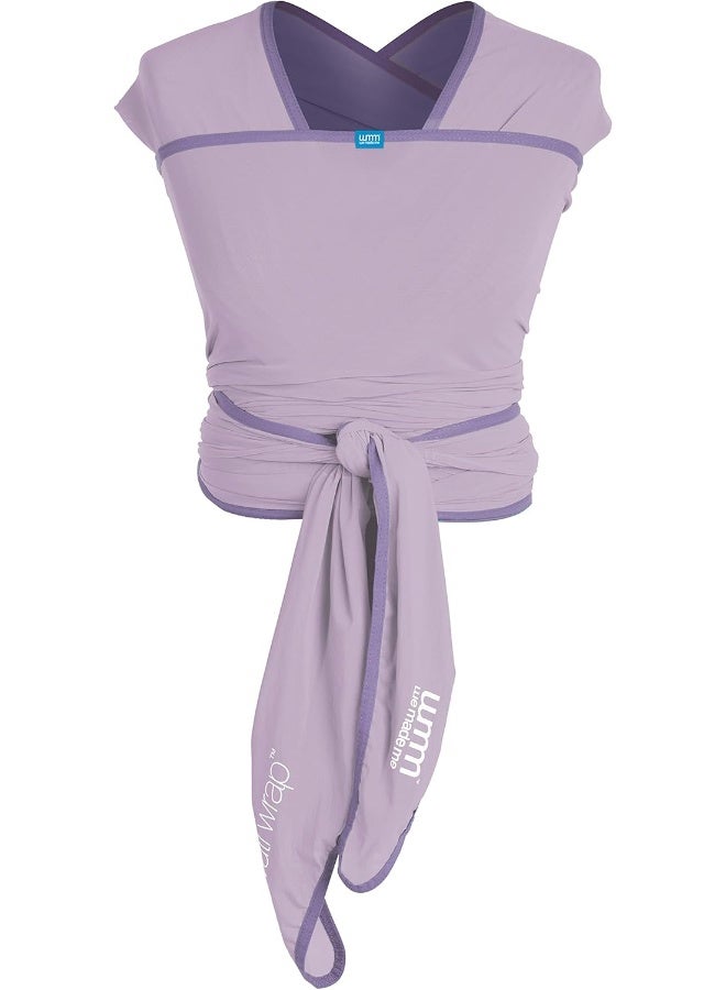Diono We Made Me Flow, Super Stretchy, Cool & Comfortable Baby Carrier for Infants from 3.6-15.9 kg, Lavender - Image 1