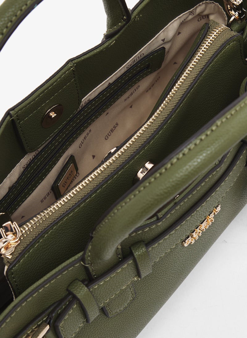 GUESS Gregoria Girlfriend Satchel Bag - Image 5