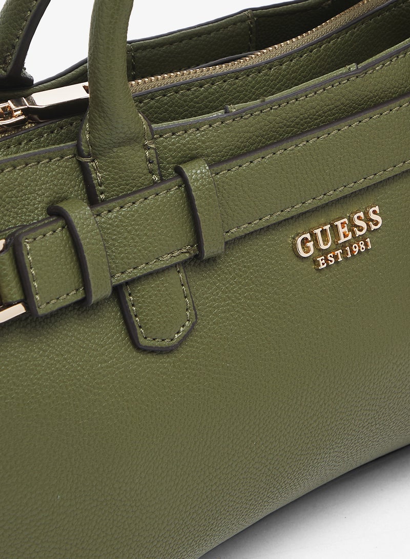 GUESS Gregoria Girlfriend Satchel Bag - Image 4