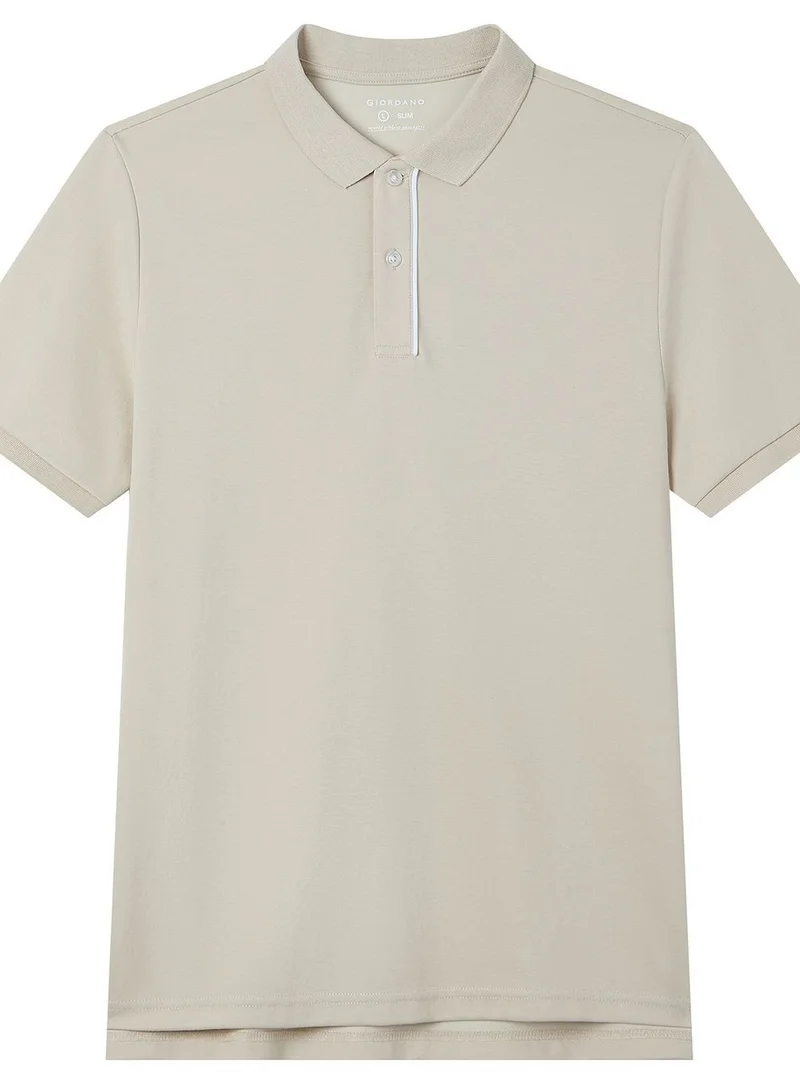 Giordano  Men Slim Cotton Nylon Pique Polo for Men | Best Price UAE