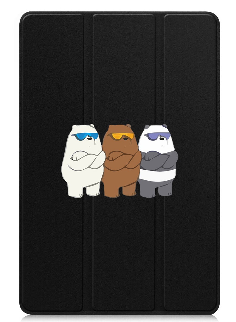 Theodor Protective Flip Case For Xiaomi Pad 7 & Xiaomi Pad 7 Pro With Trifold Stand Auto Wake Sleep Shockproof Cover - Bears Pose - Image 1