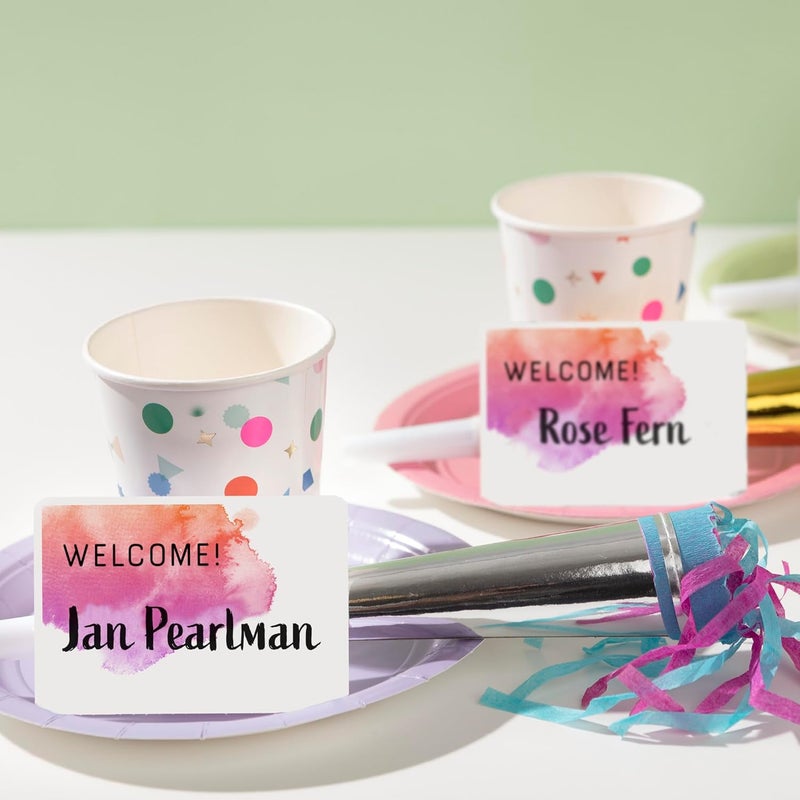 AVERY Customizable Name Tags, 2-1/3" x 3-3/8", White, 100 Removable Name Badges (05147) - Image 5