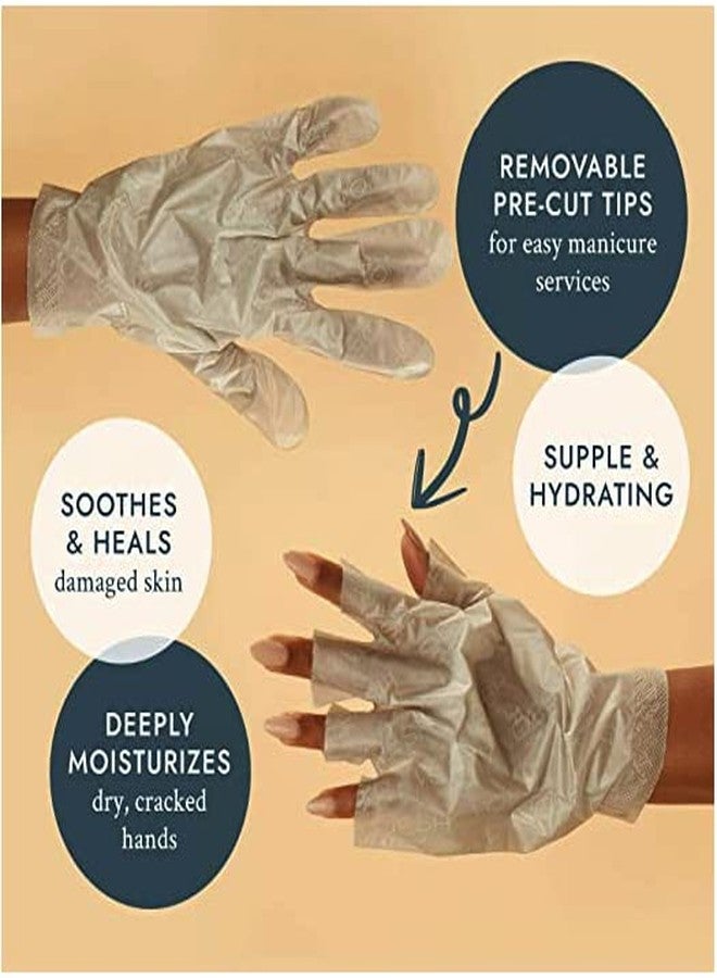 VOESH Collagen Gloves, Vegan Hand Masks, Peppermint, 3 Pack, Moisturizing Hand Mask, Lotion Gloves, Hydrating Gloves, Hand Care, Spa Manicure Gloves, Dry Hand Treatment - Image 2