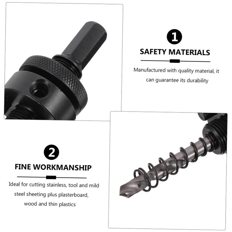 Bimetal Hole Saw Set with Center Drill Rod for Wood and Metal Cutting 1 Piece - Image 3