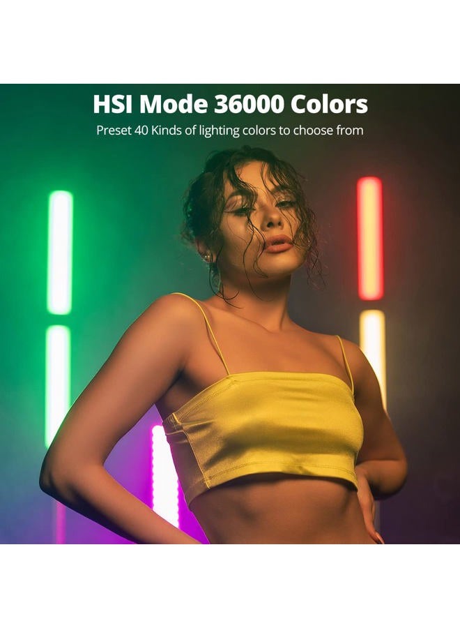 AMBITFUL A2 Full-Color RGB Tube Light, CRI 95 TLCI 97 Accurate Color,2500k-8500K Adjustable,RGB CCT HSI Mode, 29 Fx Light Effect,APP Control Support, Magnet Design (A2+Desktop Tripod) - Image 5