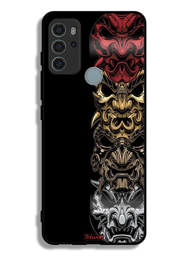 Tolwak Motorola Moto G60S Protective Case Cover Heads Art - Image 2