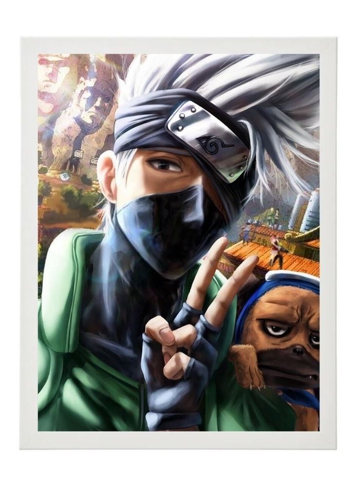 RKN Digital Wall Art Poster Frame Kakashi Hatake 21X30 cm - Image 2