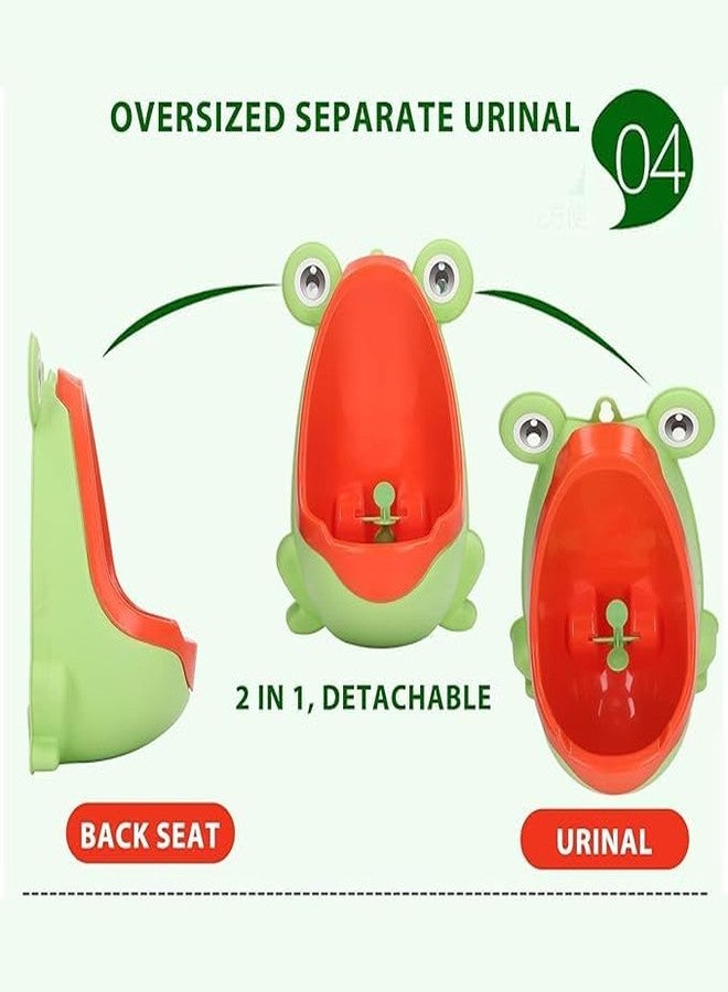 MAMYA Blink Basket Frog Pee Training,Cute Potty Training Urinal for Boys with Funny Aiming Target,Urinals for Toddler Boy (Yellow) - Image 3