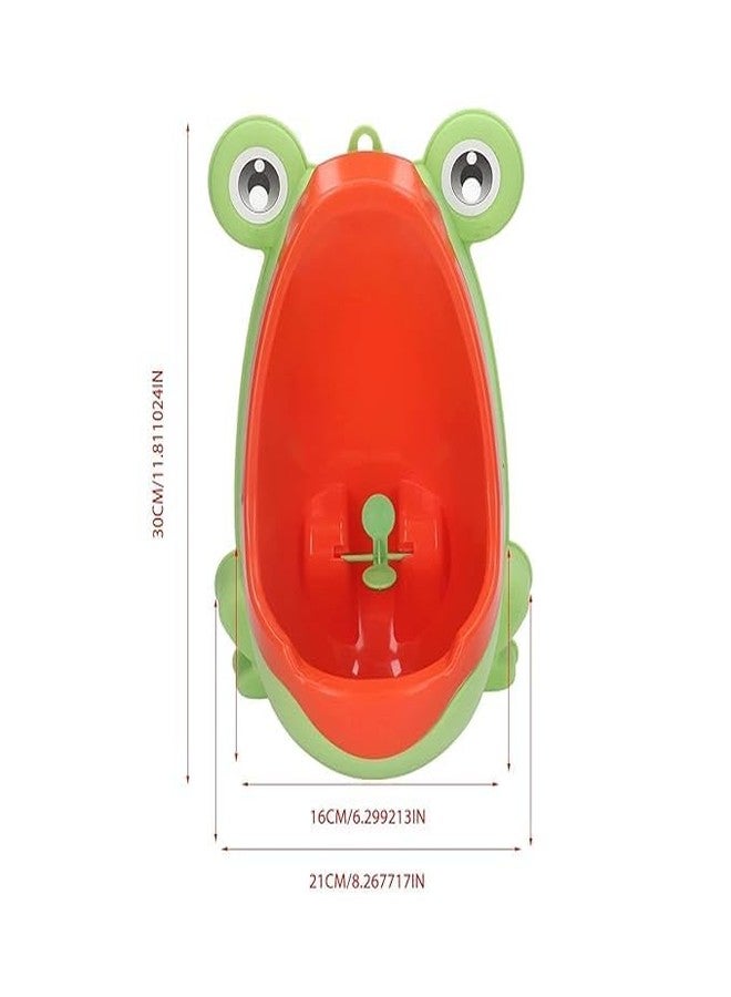 MAMYA Blink Basket Frog Pee Training,Cute Potty Training Urinal for Boys with Funny Aiming Target,Urinals for Toddler Boy (Yellow) - Image 2