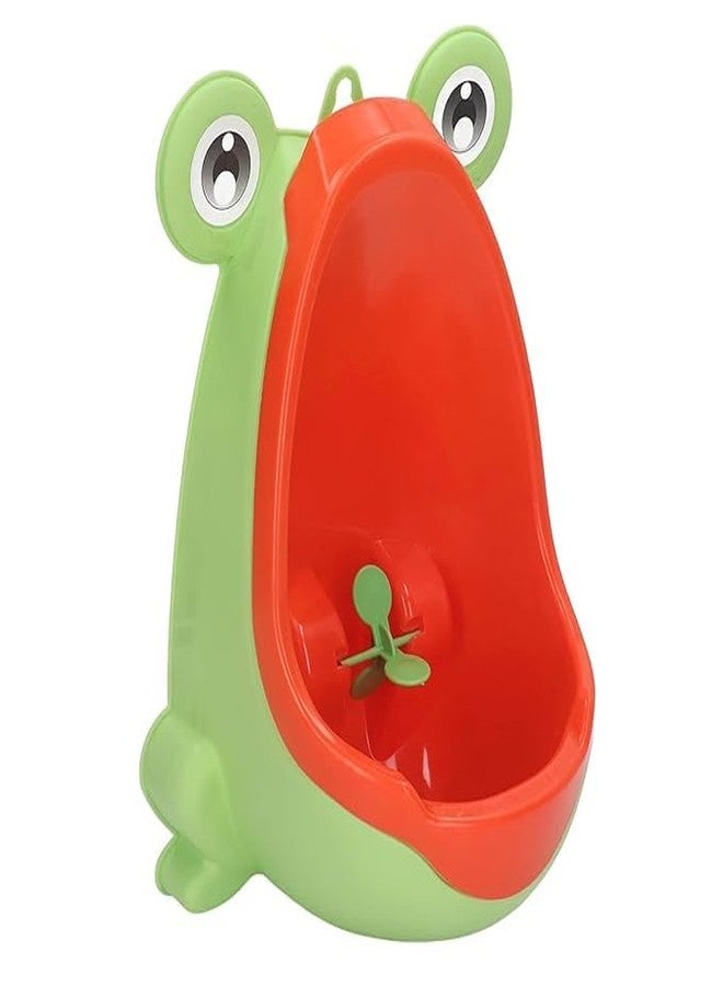 MAMYA Blink Basket Frog Pee Training,Cute Potty Training Urinal for Boys with Funny Aiming Target,Urinals for Toddler Boy (Yellow) - Image 1