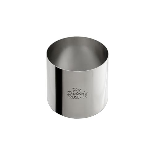 Fat Daddio's Stainless Steel Round Cake & Pastry Ring, 2 x 2 Inch - Image 1